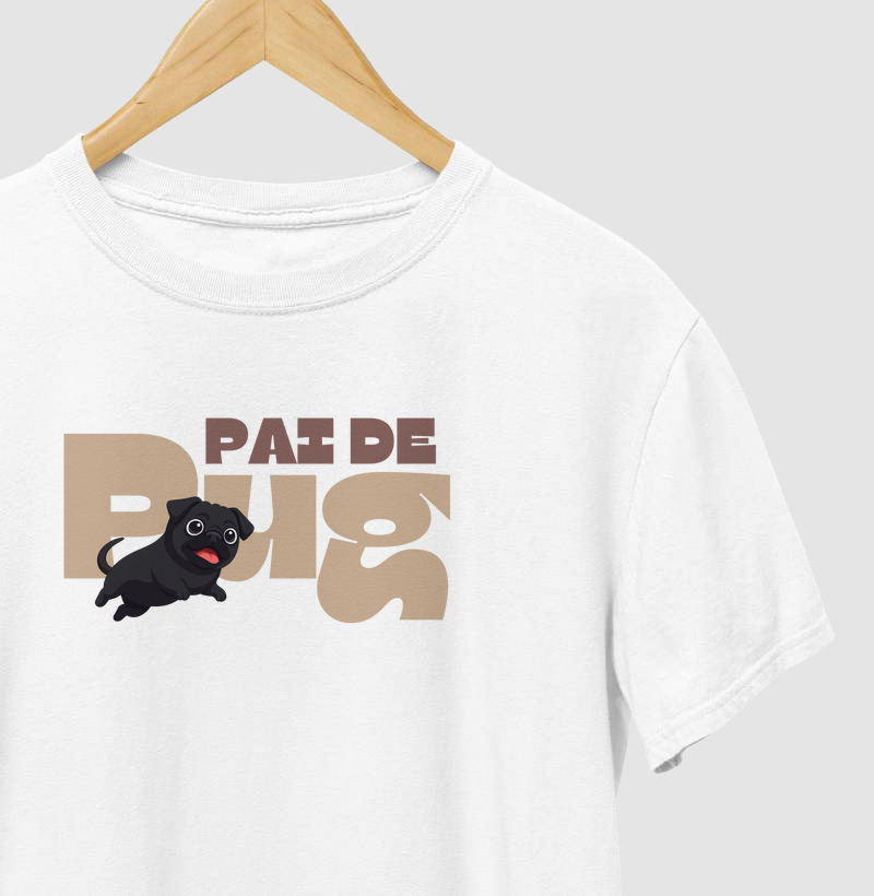 Pai de Pug (preto)