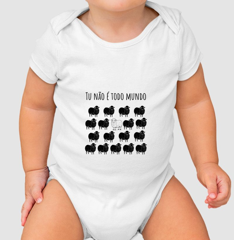 Body Infantil Tu não é todo mundo