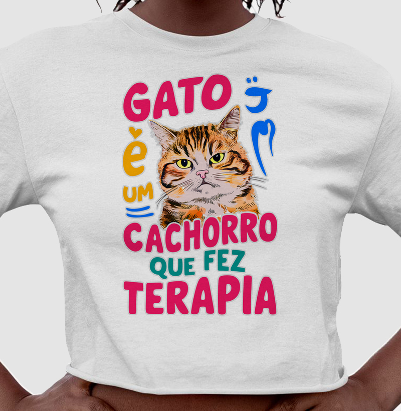 GATO TERAPIA - Camiseta Reserva.Ink Masc/Femin