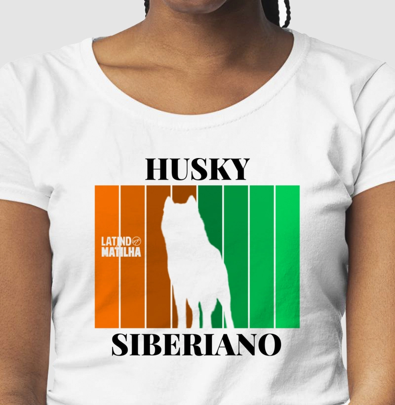 Camiseta LM Husky Siberiano