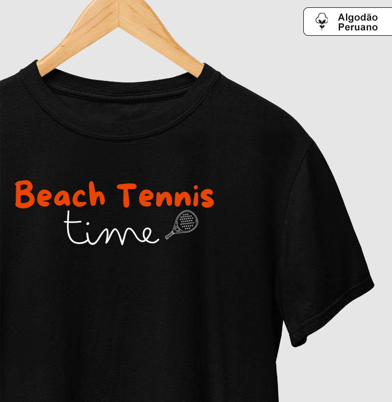Camiseta Algodão Peruano - Beach Tennis Time