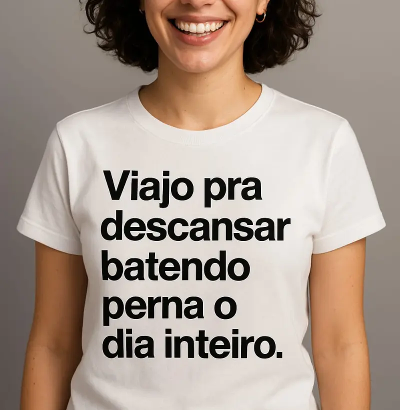 Batendo perna o dia inteiro