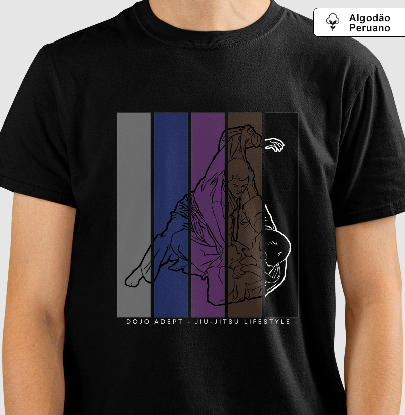 Faixas - Lutadores - Jiu-Jitsu Lifestyle - Algodão Peruano