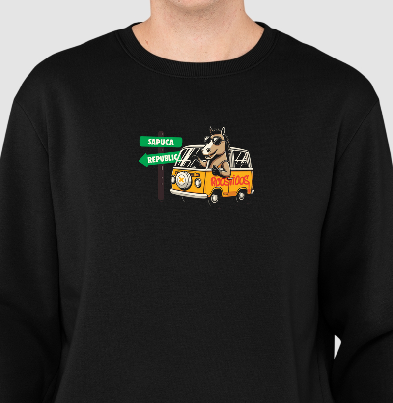 Suéter Moletom Leva Eu Cavalo