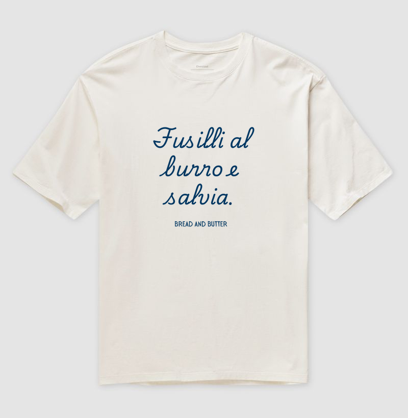Camiseta Fusilli Al Burro