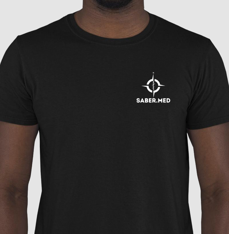 SaberMed logo no coração