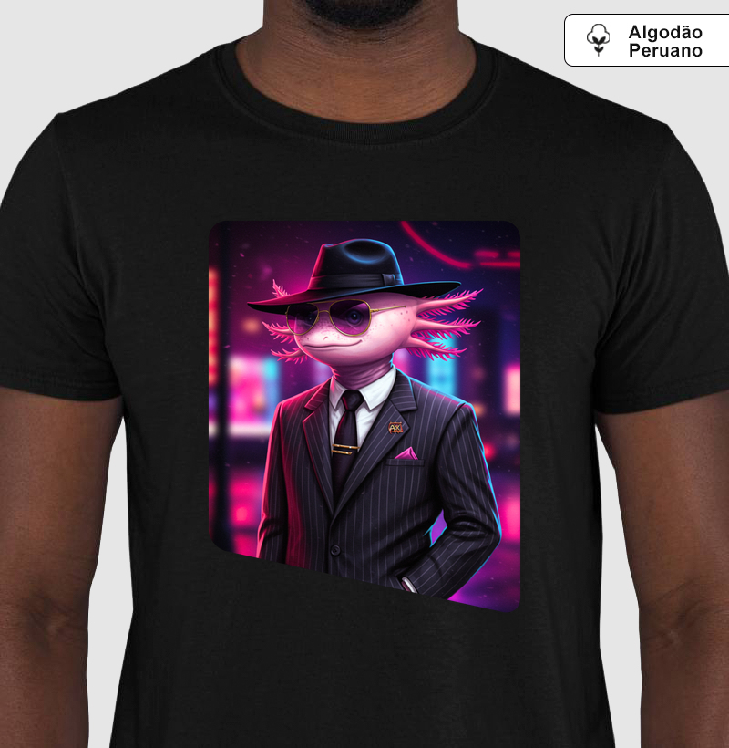 Camiseta Algodão Peruano - AXL, O Gangster (01)