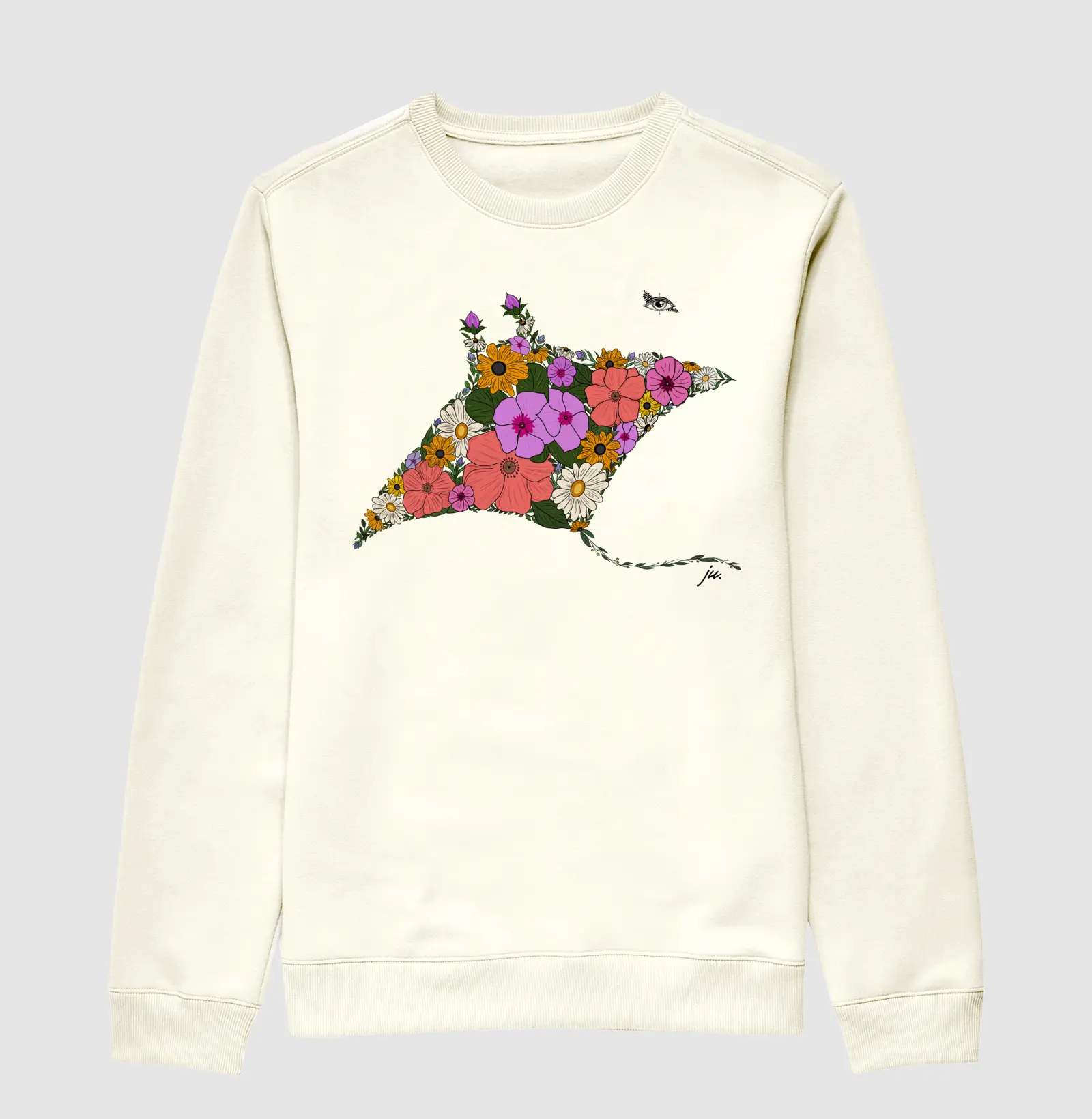 Suéter Moletom - Arraia Floral