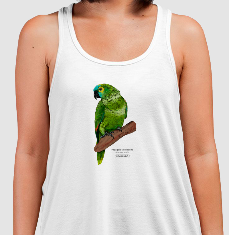 Aves do Brasil - Papagaio Verdadeiro - Regata