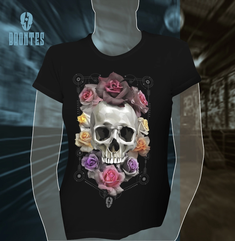 SKULL HARD FLOWER (Babylook)