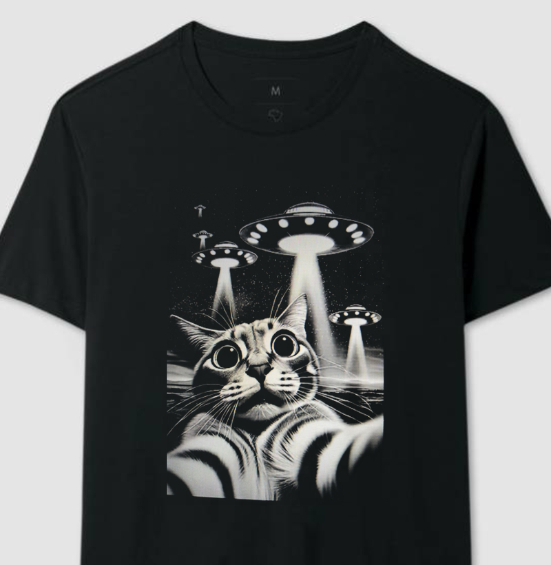 Camiseta - Abdução Felina