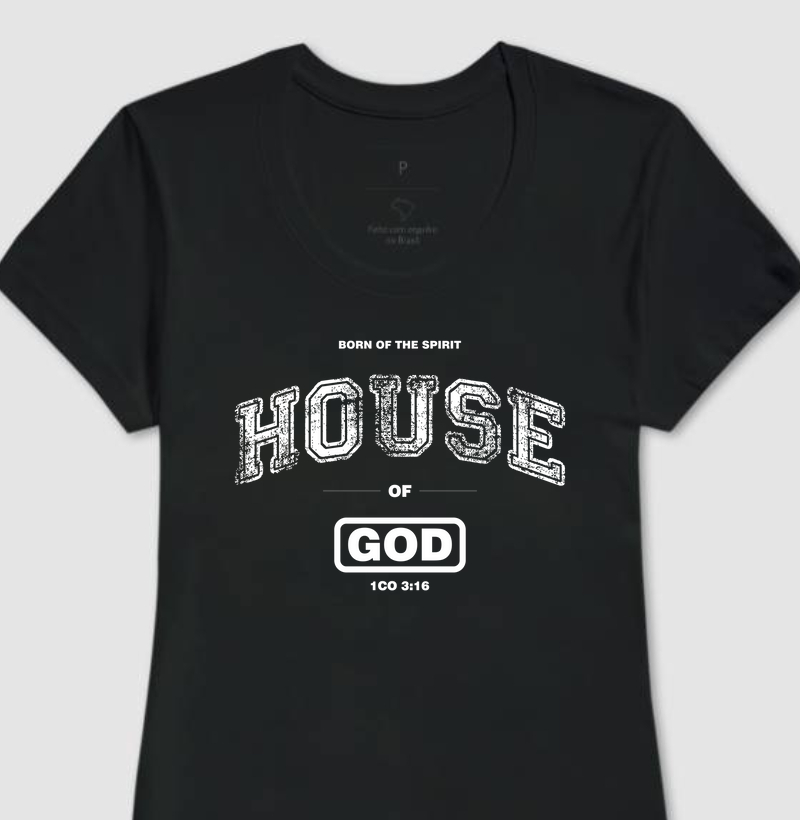 Camiseta Feminina House Of God