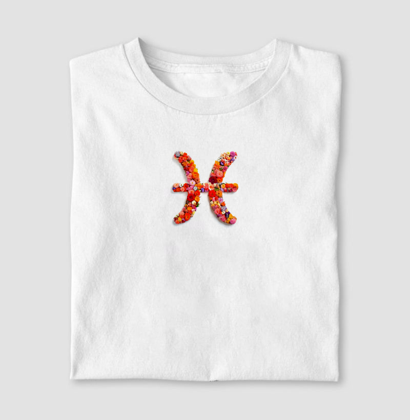 Camiseta Signos FLORES DE PEIXES 