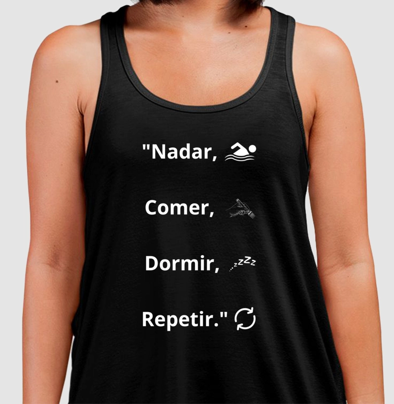 "Nadar, Comer, Dormir, Repetir"