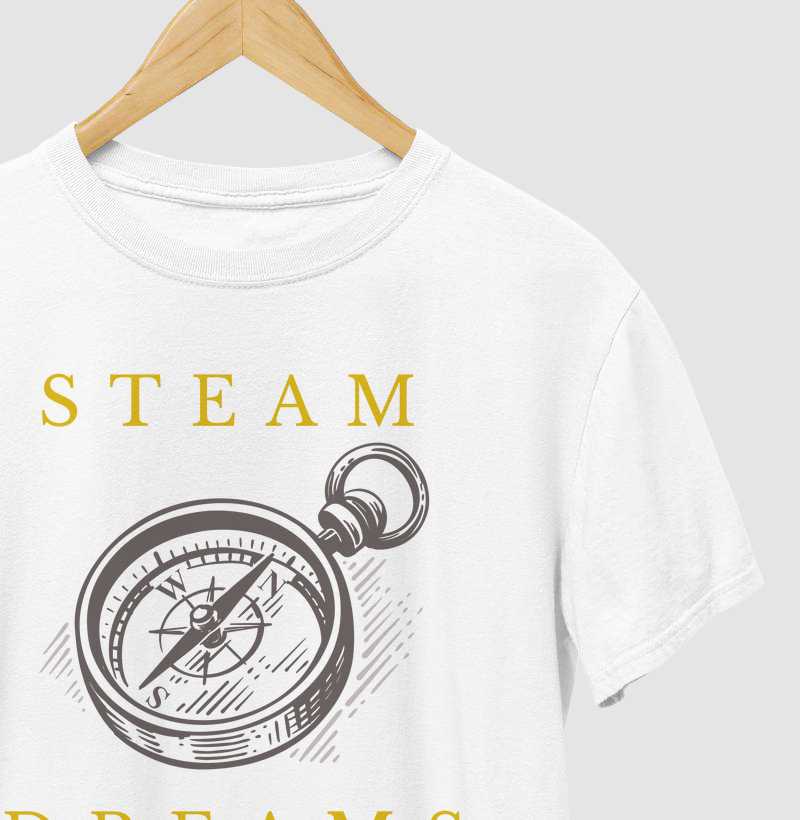 Camiseta Steampunk Steam Dreams