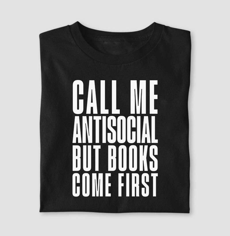 Camiseta - Call me antisocial