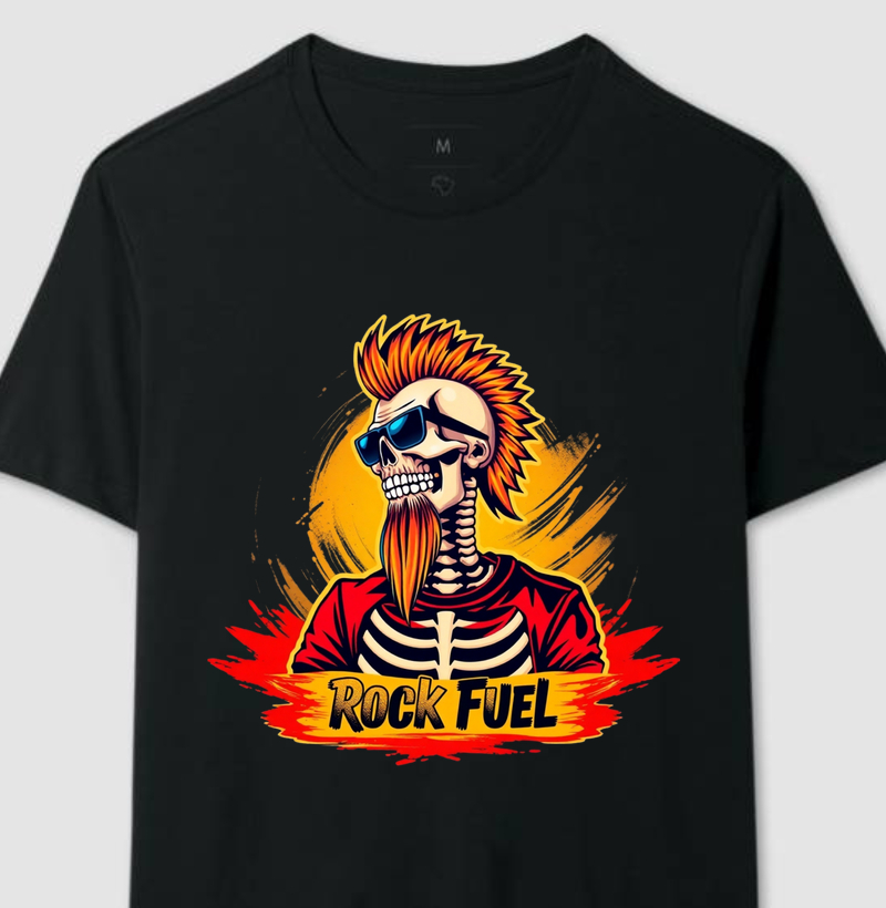 Skullman RockFuel - Camisas Rock
