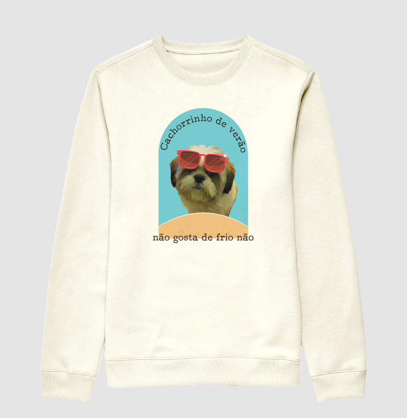 Moletom Shih Tzu Cachorrinho de Verão