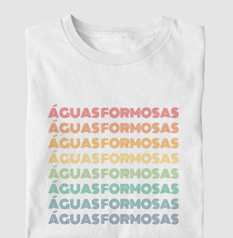 Águas Formosas Letreiro Retrô