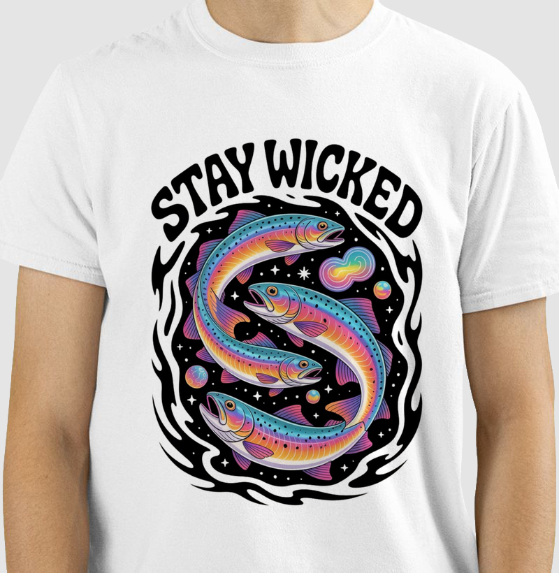 Camiseta Stay Wicked - Estilo Alternativo e Vibrante