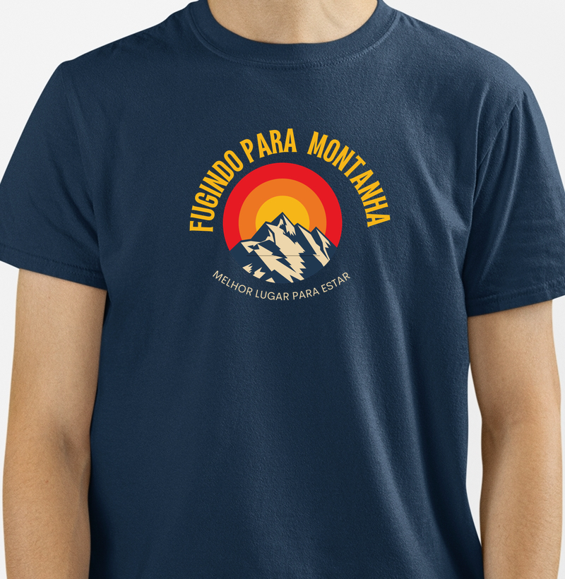 Camiseta Fugindo para Montanha
