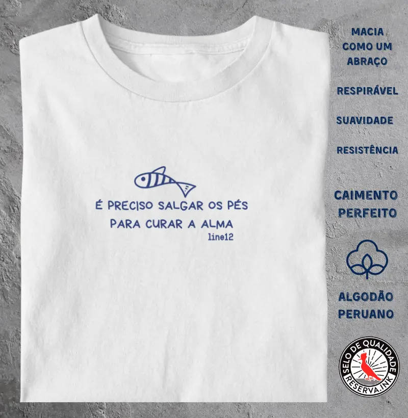 É PRECISO SALGAR OS PÉS PARA CURAR A ALMA