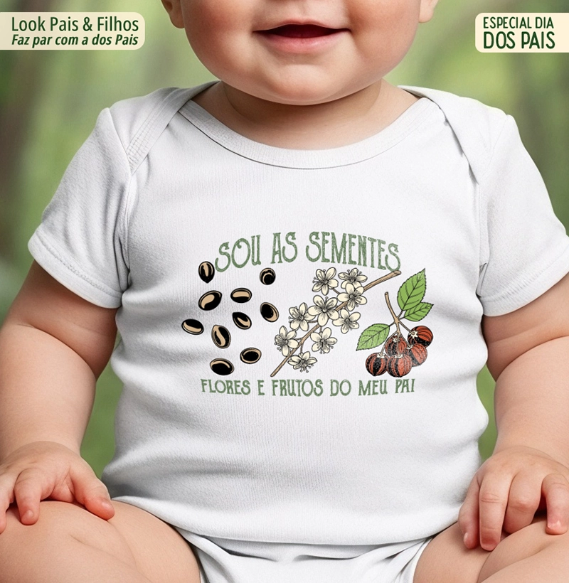 Sou as sementes, flores e frutos do meu pai