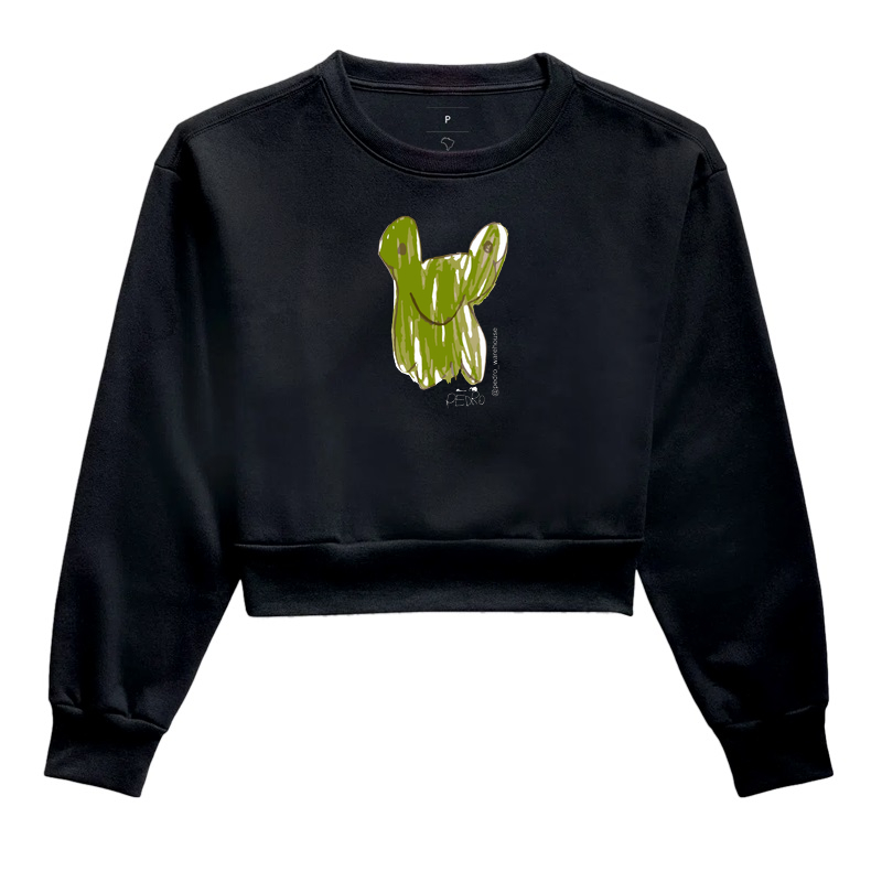 MOLETOM CROPPED - SAPO CHICO