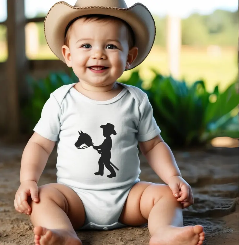 Filho de cowboy - body infantil