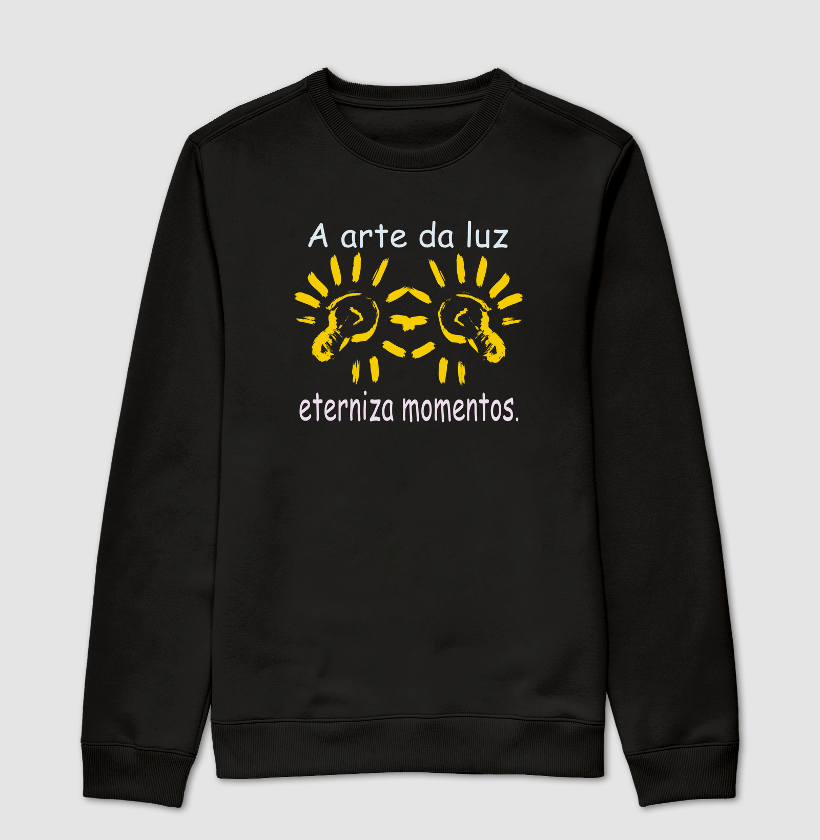 Camiseta estampa luz
