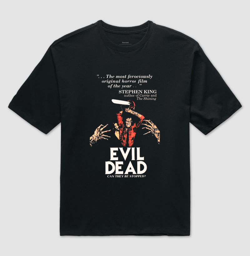 Camiseta Oversized Evil Dead