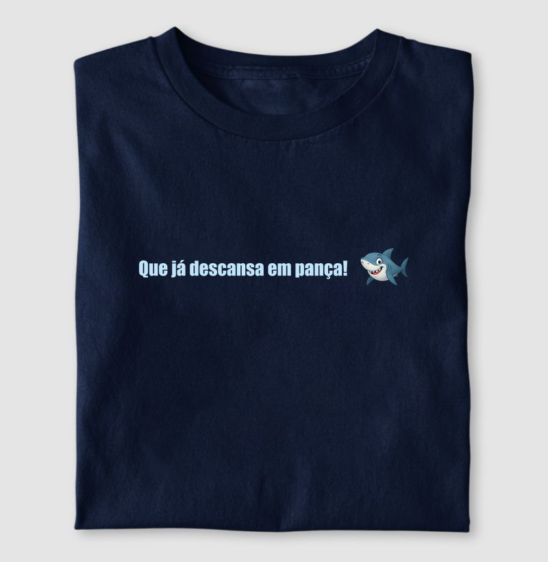 Camiseta descansa em pança 
