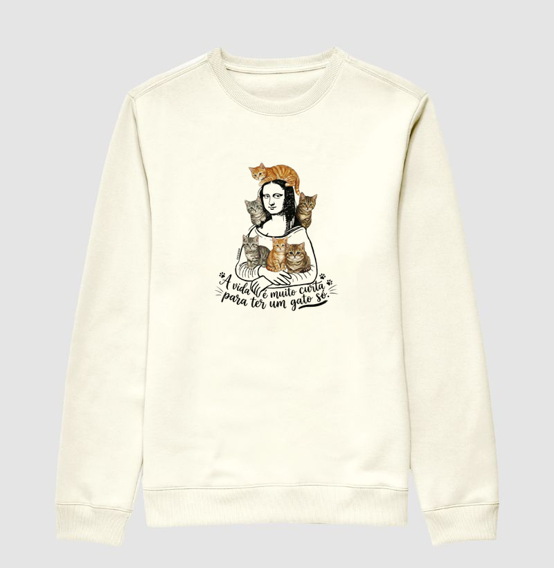 A vida é muito curta para ter um gato só.