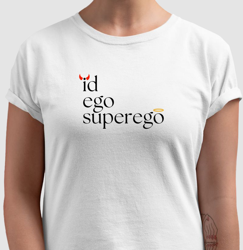 Camiseta id ego superego