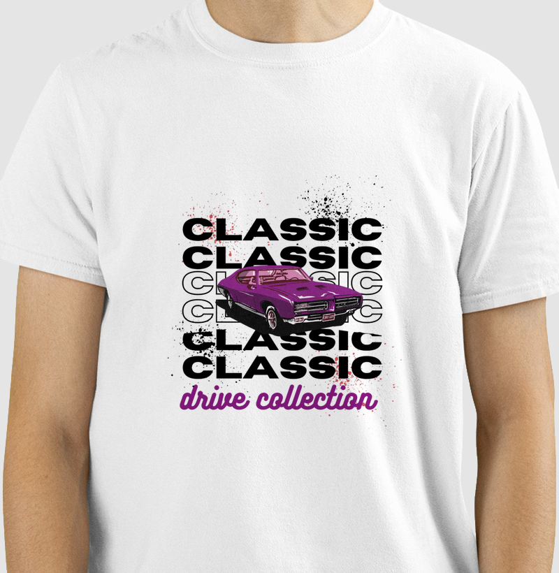 Camiseta carro classico