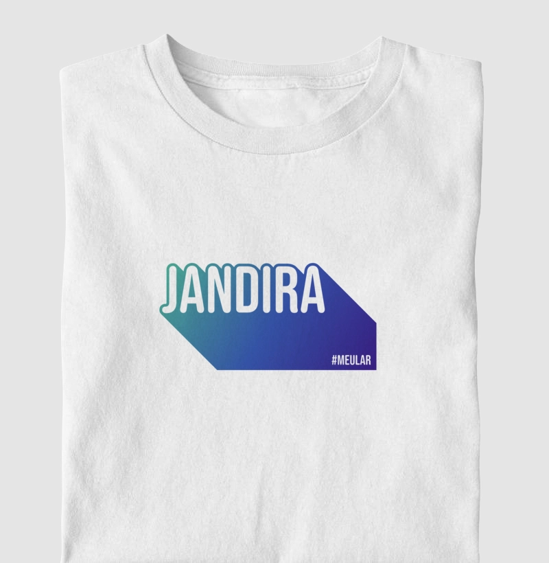 Camiseta Jandira #MeuLar – Gradiente II (Masc & Fem • Branca)