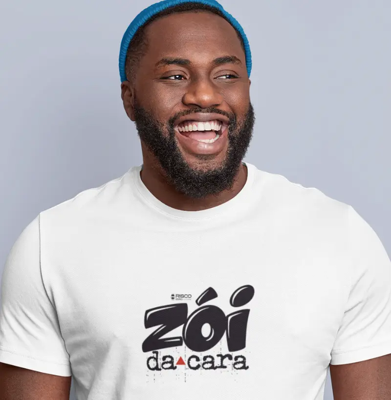 T-Shirt Masculino Branca - Zói da Cara