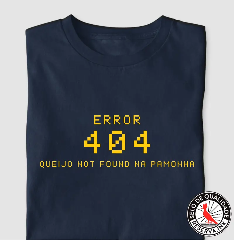 Error 404: Queijo not found na pamonha