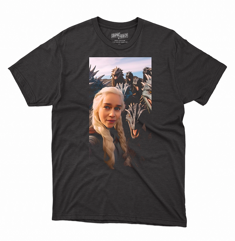 Camiseta Game of Thrones Dragões de Daenerys