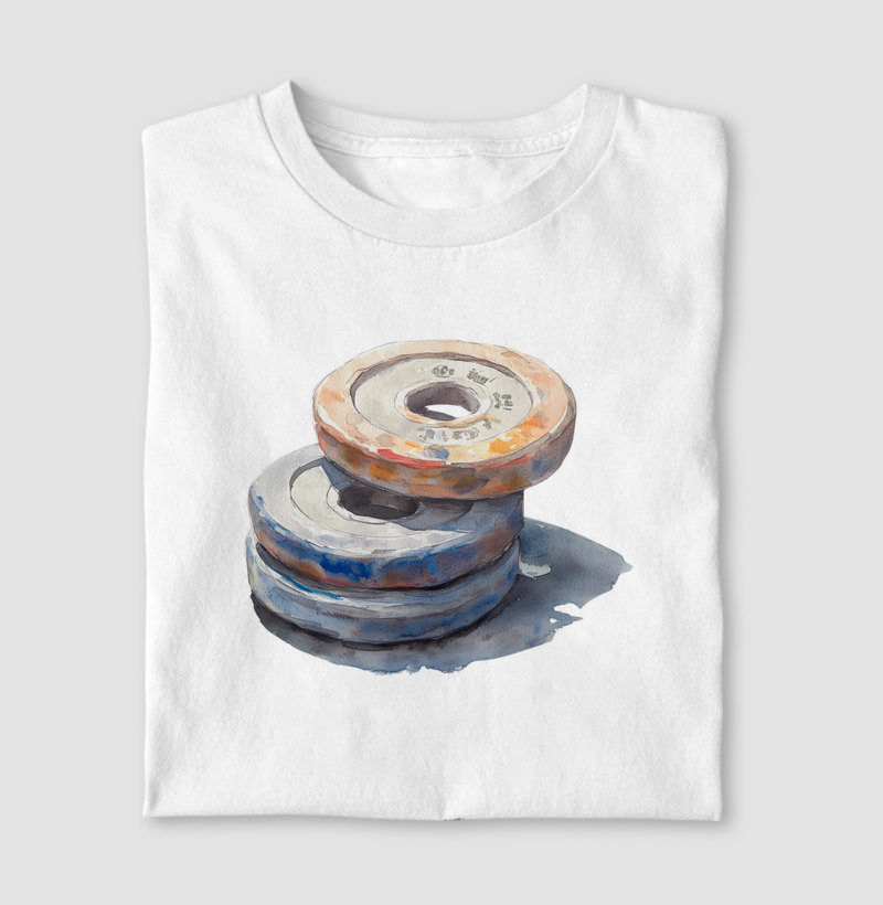 Barbell em aquarela