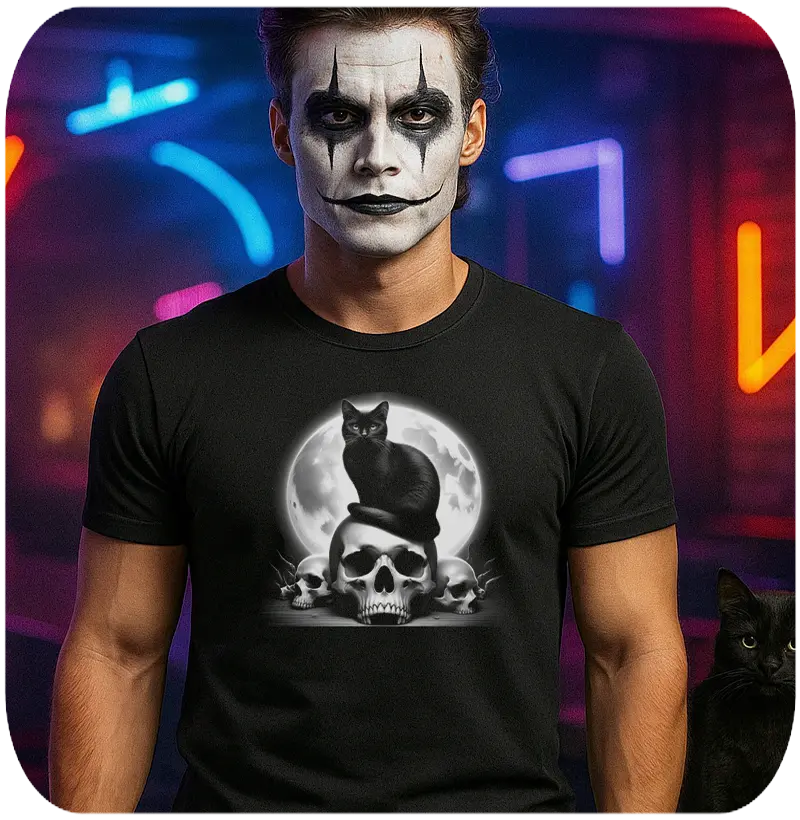 GATO PRETO CAVEIRA