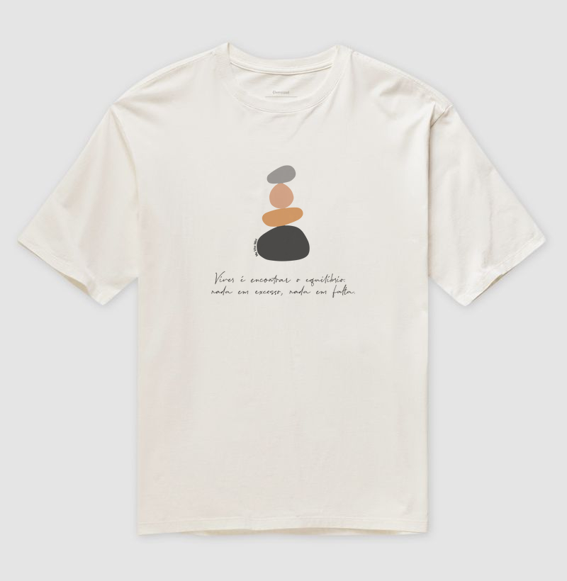 Camiseta Oversized - Equilíbrio