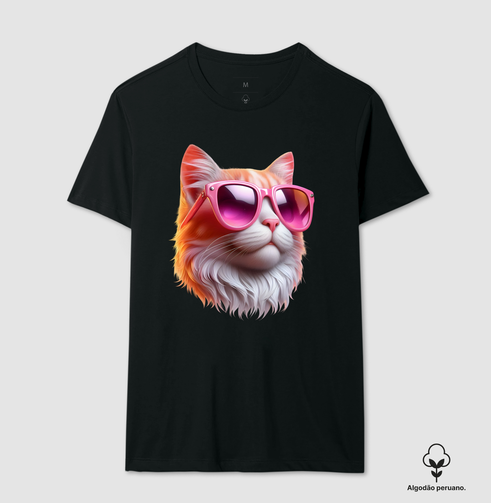 Gato Cool com Óculos