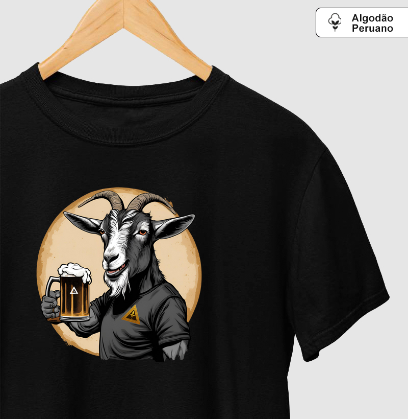 Camiseta Algodão Peruano Personalizada ARLS BADEN POWELL Nº16 - Bode Cervejeiro - Mr. GADU