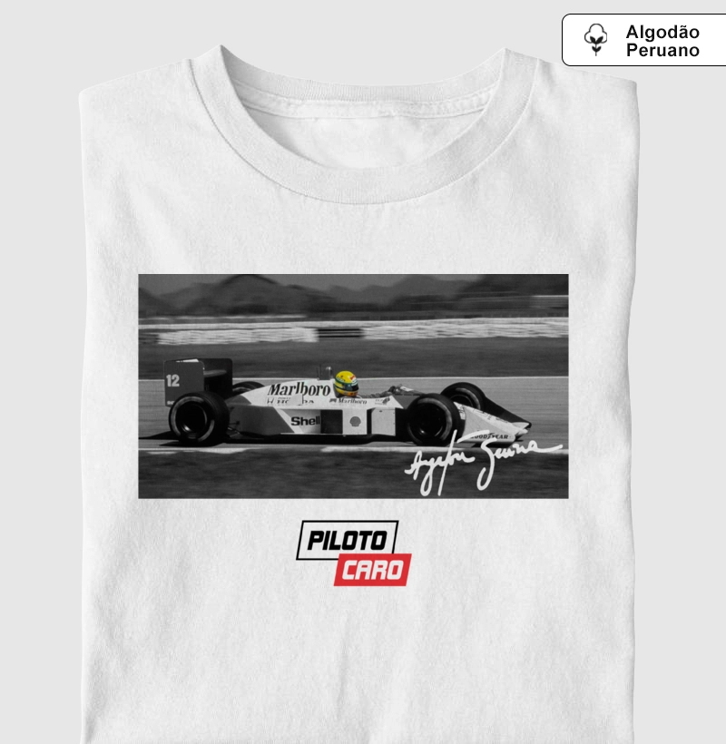 Camiseta Premium Ayrton Piloto Caro