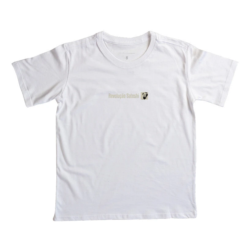 Camiseta Kids Revolução Satoshi 