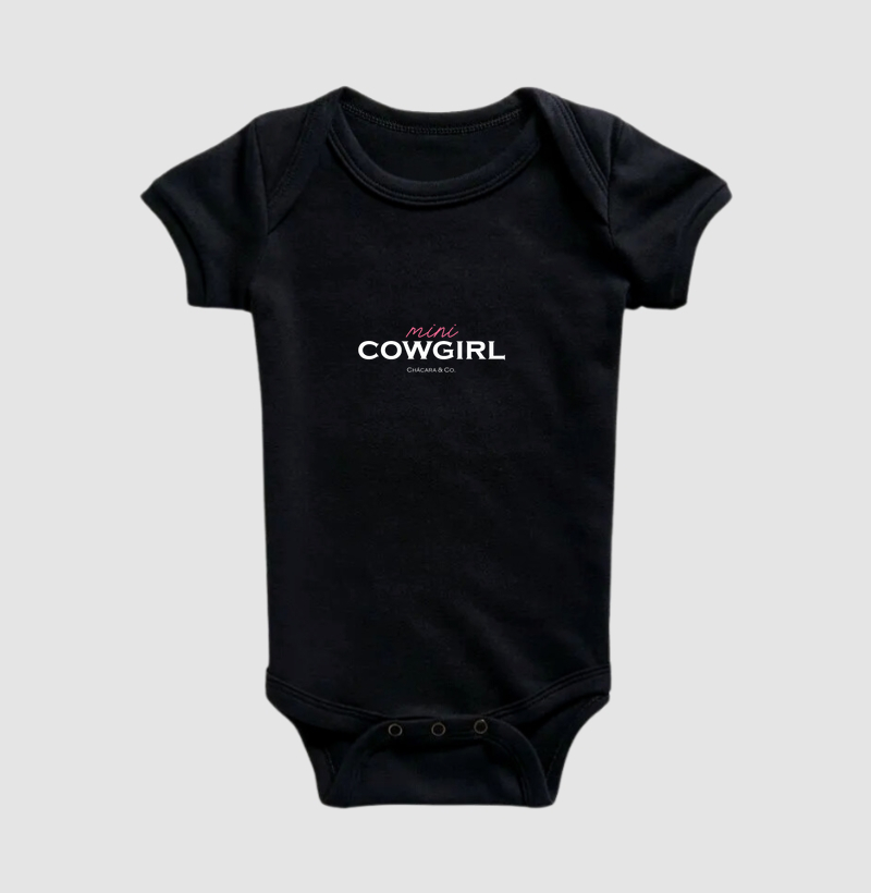Body mini cowgirl preto