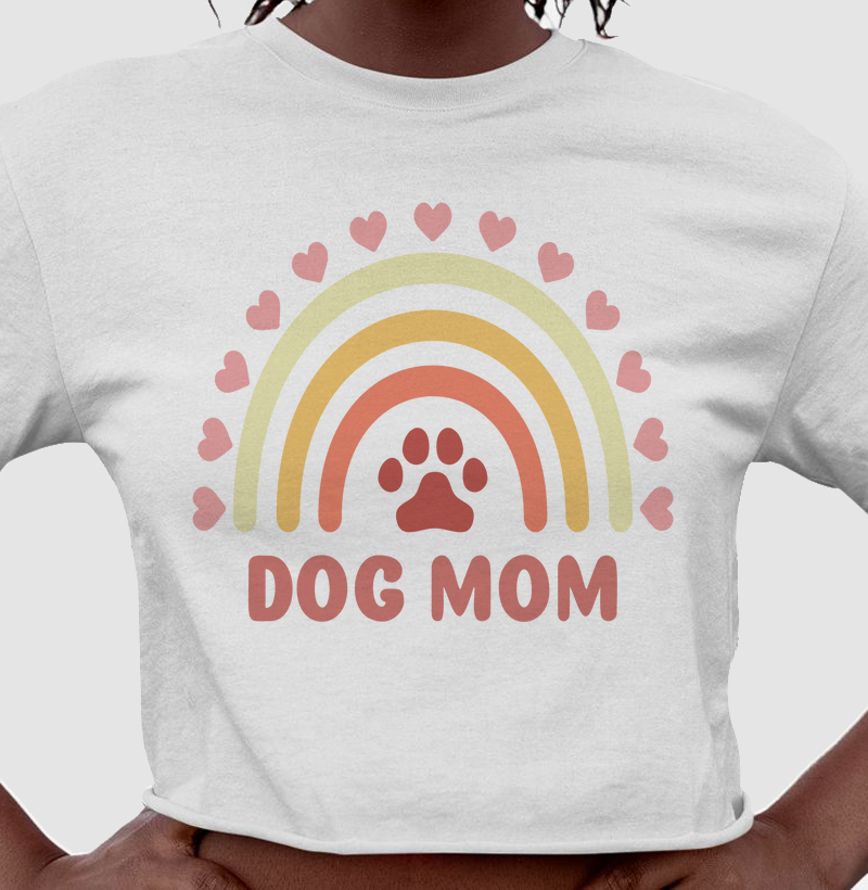 Dog mom arco-íris