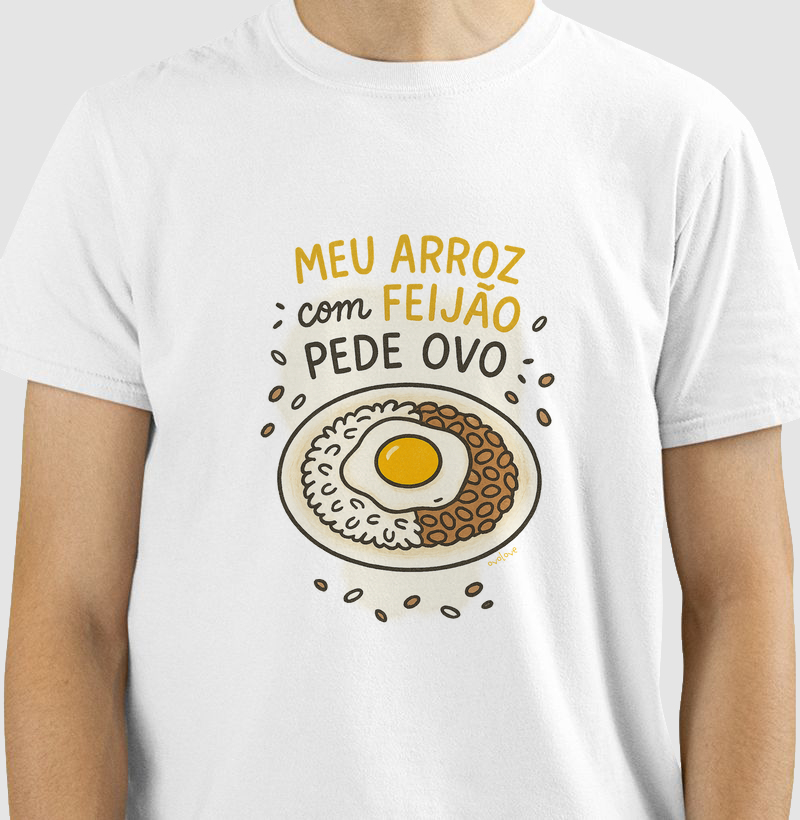 Meu arroz com feijão pede ovo