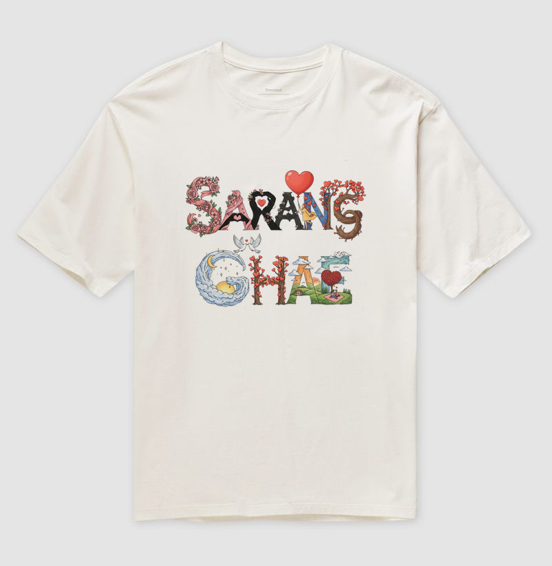 Camiseta Oversize Saranghae1